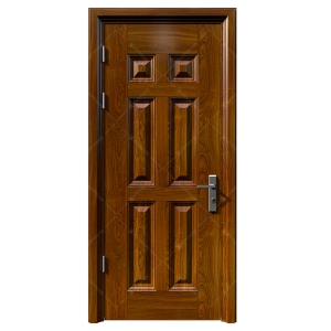 Cửa thép vân gỗ KG-1.04-1